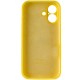 Чохол Silicone Case Full Camera Protective (AA) для Apple iPhone 17 (6.3") Жовтий / Yellow