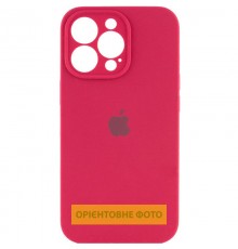 Чохол Silicone Case Full Camera Protective (AA) для Apple iPhone 17 Pro Max (6.9") Червоний / Rose Red
