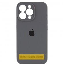 Чохол Silicone Case Full Camera Protective (AA) для Apple iPhone 17 Pro Max (6.9") Сірий / Dark Gray