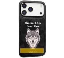 TPU+PC чохол Animal Club для Apple iPhone 16 (6.1") Black