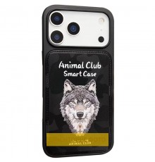 TPU+PC чохол Animal Club для Apple iPhone 16 (6.1") Black
