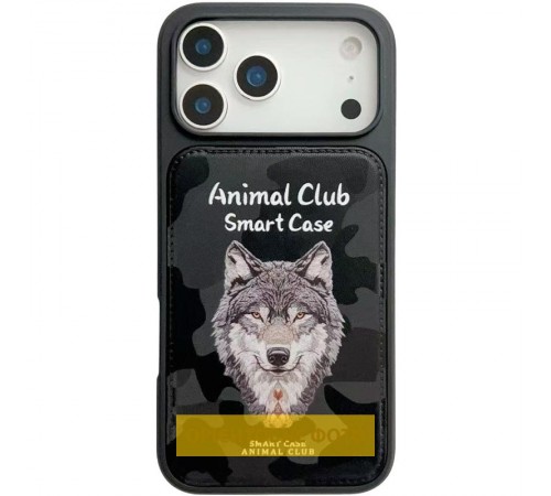 TPU+PC чохол Animal Club для Apple iPhone 16 (6.1") Black