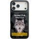 TPU+PC чохол Animal Club для Apple iPhone 16 (6.1") Black