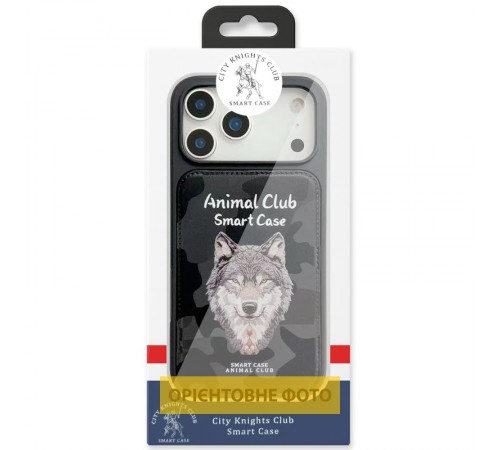 TPU+PC чохол Animal Club для Apple iPhone 16 (6.1") Black