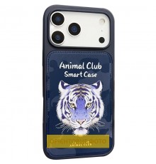 TPU+PC чохол Animal Club для Apple iPhone 16 Pro Max (6.9") Royal Blue
