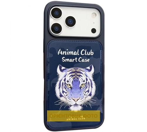 TPU+PC чохол Animal Club для Apple iPhone 16 Pro Max (6.9") Royal Blue