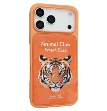 TPU+PC чохол Animal Club для Apple iPhone 17 Pro Max (6.9") Hermes Orange