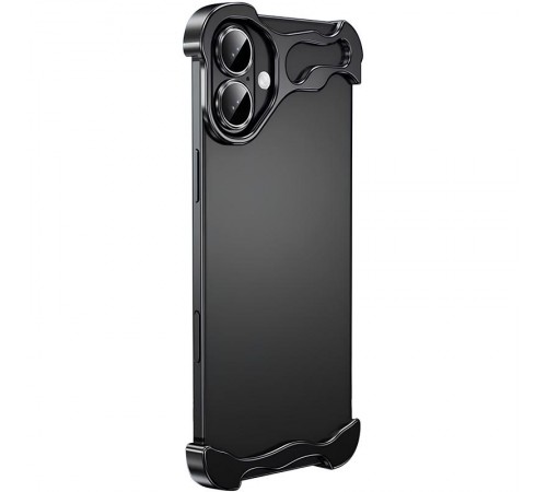 Чохол Minimalist Metal Bumper для Apple iPhone 17 (6.3") Black