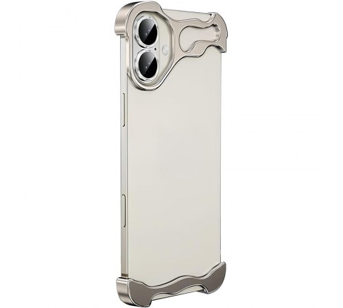 Чохол Minimalist Metal Bumper для Apple iPhone 17 (6.3") Titanium Gray