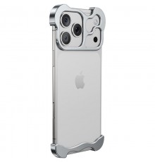 Чохол Minimalist Metal Bumper для Apple iPhone 17 Pro (6.3") Silver