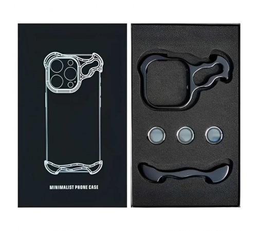 Чохол Minimalist Metal Bumper для Apple iPhone 17 Pro Max (6.9") Black