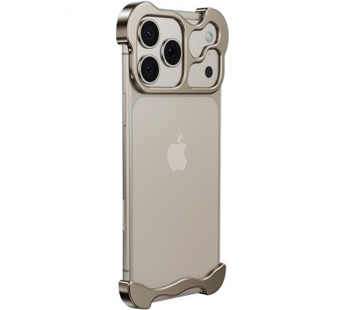 Чохол Minimalist Metal Bumper для Apple iPhone 17 Pro Max (6.9") Titanium Gray