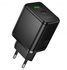 МЗП Hoco C157A Smart PD30W+QC3.0 (1USB-A/1C) Black
