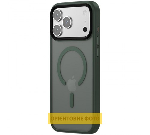 Чохол Ummi Colorful with MagSafe для Apple iPhone 17 Air (6.5") Зелений / Dark Green