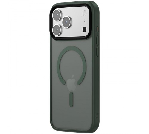 Чохол Ummi Colorful with MagSafe для Apple iPhone 17 Pro Max (6.9") Зелений / Dark Green