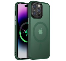 Чохол Ummi Colorful with MagSafe для Apple iPhone 13 Pro (6.1") Зелений / Dark Green