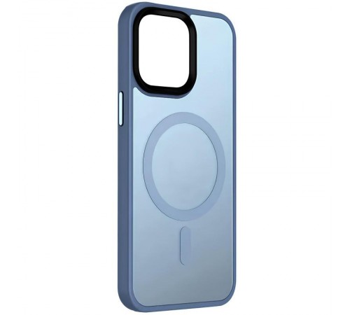 Чохол Ummi Colorful with MagSafe для Apple iPhone 14 (6.1") Блакитний / Sierra Blue