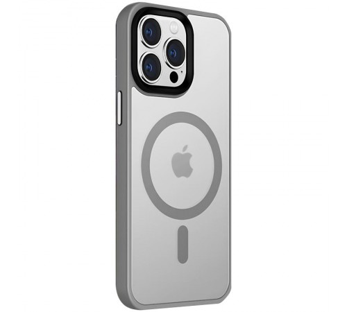 Чохол Ummi Colorful with MagSafe для Apple iPhone 15 Pro Max (6.7") Сірий / Grey