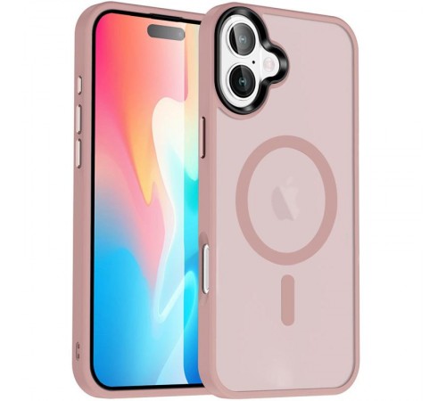 Чохол Ummi Colorful with MagSafe для Apple iPhone 16 (6.1") Рожевий / Pink