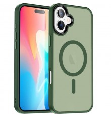 Чохол Ummi Colorful with MagSafe для Apple iPhone 16 (6.1") Зелений / Dark Green