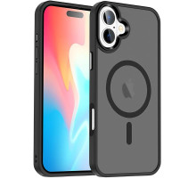 Чохол Ummi Colorful with MagSafe для Apple iPhone 16 Plus (6.7") Чорний / Black