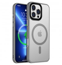 Чохол Ummi Colorful with MagSafe для Apple iPhone 16 Pro (6.3") Сірий / Grey