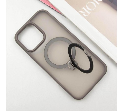 Чохол Ummi Colorful with MagSafe HQ Ring для Apple iPhone 15 Pro (6.1") Grey