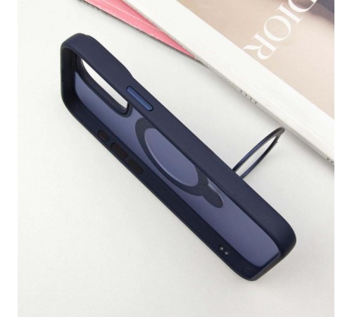 Чохол Ummi Colorful with MagSafe HQ Ring для Apple iPhone 15 Pro Max (6.7") Dark Blue