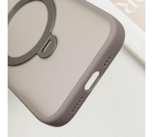 Чохол Ummi Colorful with MagSafe HQ Ring для Apple iPhone 15 Pro Max (6.7") Grey