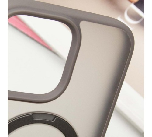 Чохол Ummi Colorful with MagSafe HQ Ring для Apple iPhone 15 Pro Max (6.7") Grey