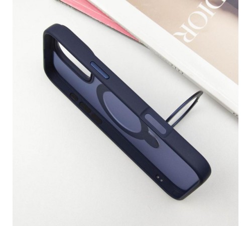 Чохол Ummi Colorful with MagSafe HQ Ring для Apple iPhone 16 Pro Max (6.9") Dark Blue