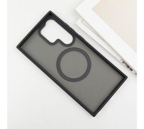 Чохол Ummi Colorful with MagSafe для Samsung Galaxy S24 Ultra Чорний / Black