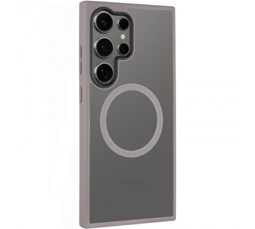 Чохол Ummi Colorful with MagSafe для Samsung Galaxy S24 Ultra Сірий / Grey
