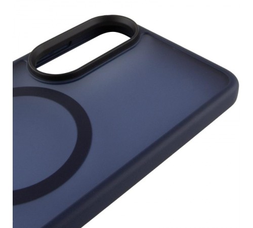 Чохол Ummi Colorful with MagSafe для Samsung Galaxy S25 Edge Синій / Navy Blue