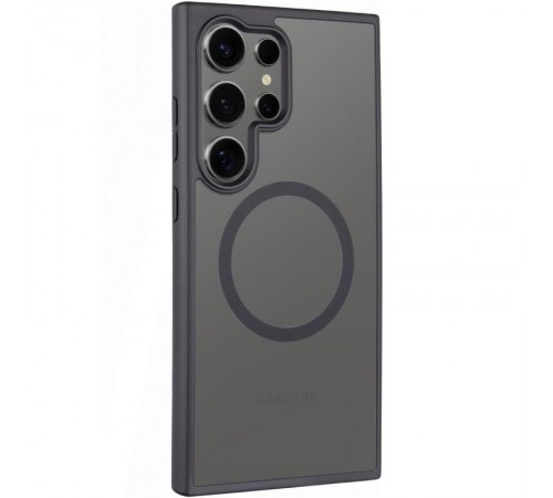 Чохол Ummi Colorful with MagSafe для Samsung Galaxy S25 Ultra Чорний / Black