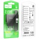 МЗП Hoco C141A Smart 2.1A (2USB-A) + кабель USB to Type-C Black