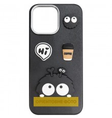 Чохол TPU Leather Toys для Apple iPhone 17 (6.3") Monster / Black