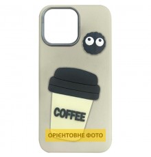 Чохол TPU Leather Toys для Apple iPhone 17 Pro Max (6.9") Coffee / Sand