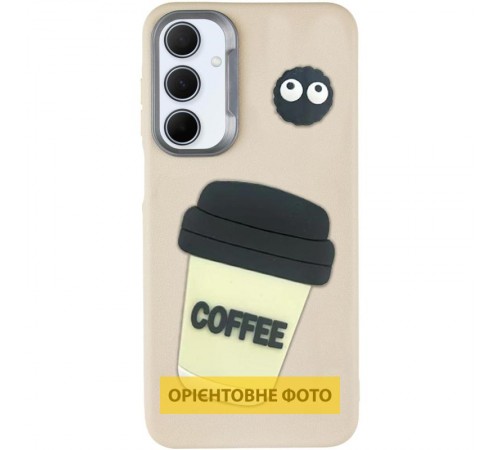Чохол TPU Leather Toys для Motorola Moto G15 4G Coffee / Sand