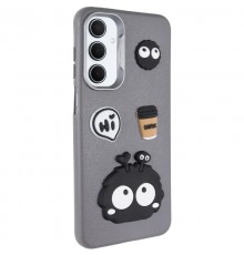 Чохол TPU Leather Toys для Samsung Galaxy A17 4G/5G Monster / Grey