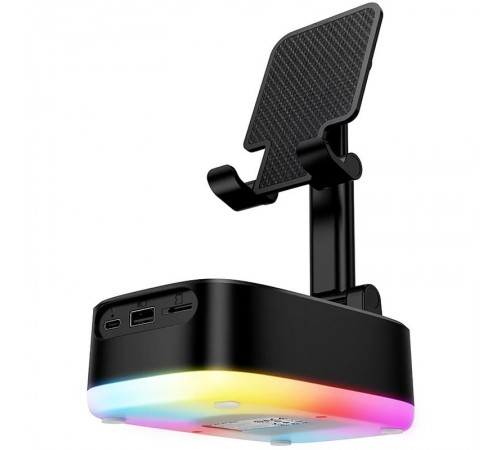 Bluetooth Колонка Borofone BR200 Marea + Power Bank 1500mAh + тримач Black