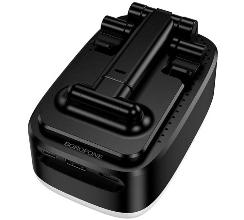 Bluetooth Колонка Borofone BR200 Marea + Power Bank 1500mAh + тримач Black