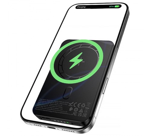 Портативний ЗП Power Bank Borofone BJ82 Dawn 20W з БЗП 5000 mAh Black