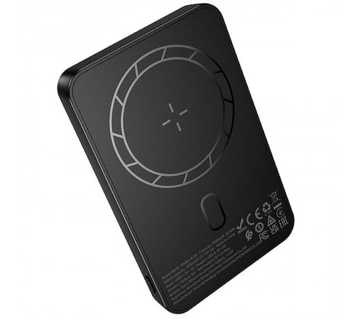 Портативний ЗП Power Bank Borofone BJ82 Dawn 20W з БЗП 5000 mAh Black