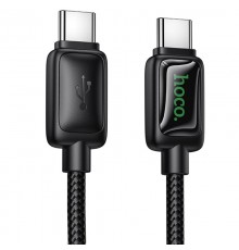 Дата кабель Hoco U146 Mundo Type-C to Type-C 60W (1.2m) Black