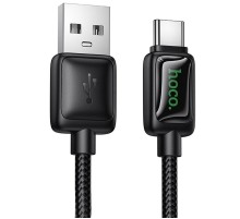 Дата кабель Hoco U146 Mundo USB to Type-C 36W (1.2m) Black