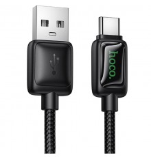 Дата кабель Hoco U146 Mundo USB to Type-C 36W (1.2m) Black