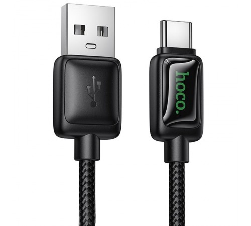 Дата кабель Hoco U146 Mundo USB to Type-C 36W (1.2m) Black