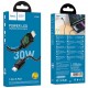 Дата кабель Hoco U146 Mundo Type-C to Lightning 30W (1.2m) Black