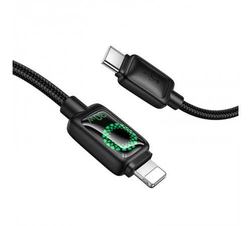 Дата кабель Hoco U146 Mundo Type-C to Lightning 30W (1.2m) Black